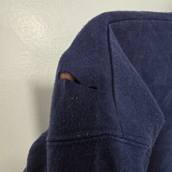 MC Energy Sportswear VTG Grandmans always patch‎ things up Size XL Sweater Blue - Picture 6 of 11